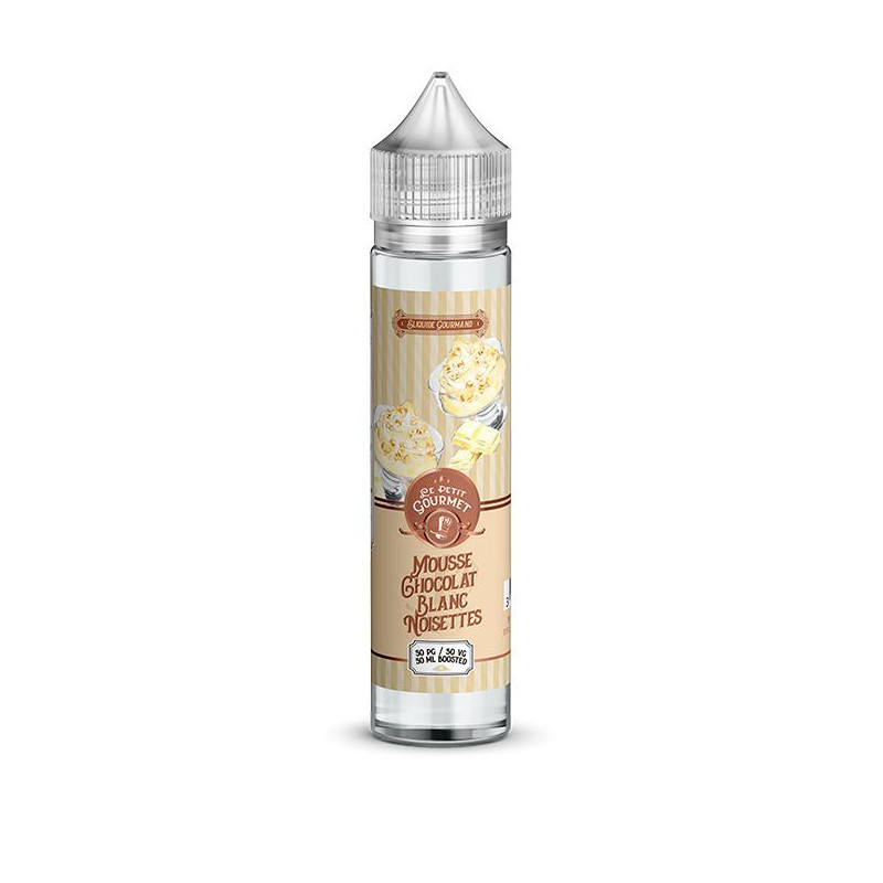 E-liquide Mousse Chocolat Blanc Noisettes 50 ml