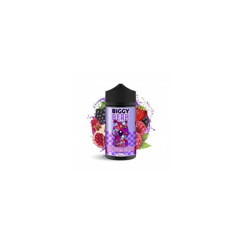 Fruits rouges Grenade Fraise des bois acidulée 200ml Biggy Bear