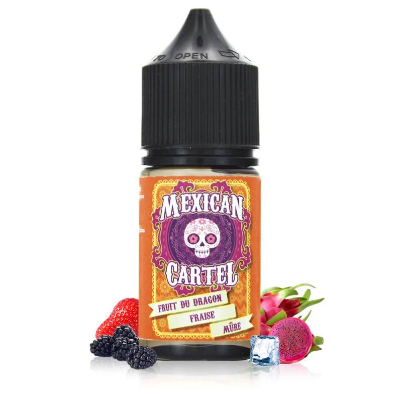 Mexican Cartel Concentré Fruit du Dragon Fraise Mûre 30ml