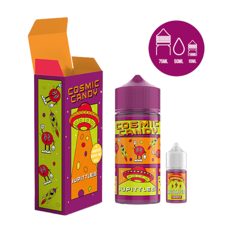 PACK 50ML + 10ML JUPITTLES COSMIC CANDY - 03MG